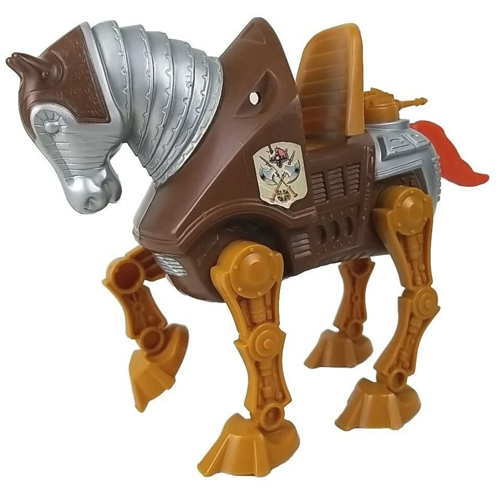 Vintage 1983 He-man MOTU Strider War Horse Masters of the Universe Toy - Flaws